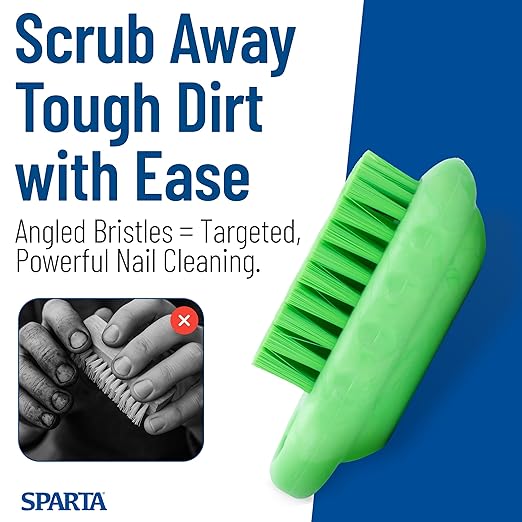SPARTA Nail Scrub Brush Commercial-Grade, Heavy-Duty Hand and Fingernail Brush - Image 6