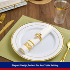 200 Pack Paper Napkins Guest Towels Disposable Premium Quality 3-ply Dinner - Image 5
