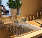 Ahyuan Roll up Dish Drying Rack Over The Sink Kitchen Roll up Sink Drying Rack - Image 5