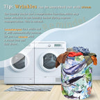 Colorful Whale Laundry Hamper Cute Ocean Octopus Laundry Basket - Image 6