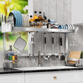 2 Tier Extra Large Over The Sink Dish Drying Rack, Expandable Stainless Steel by StartYourHomeStorageLife