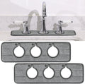 2 Pcs Faucet Mat for Kitchen Sink Splash Guard for Kitchen Sink Faucet Dish by Teenyyou