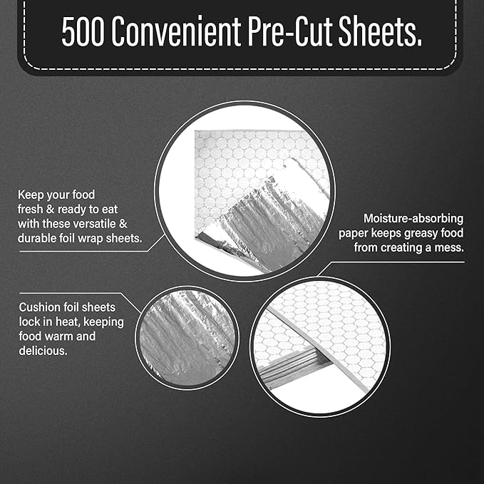 Insulation Sandwich Wrapping Paper Aluminum Foil Sheets - Image 3
