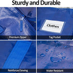 2 Pack Heavy Duty Storage Bags, Reinforced Handles and Zippers, Organizing Bags - Image 4