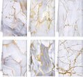 Boyiee Set of 6 Marble Kitchen Towels Gold Dish Towels Absorbent Stylish Marble by Boyiee
