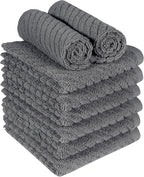 Bumble Towels Premium Kitchen Dish Cloths | 8 Pack | Diagonal Deluxe Dish Cloth - Image 4