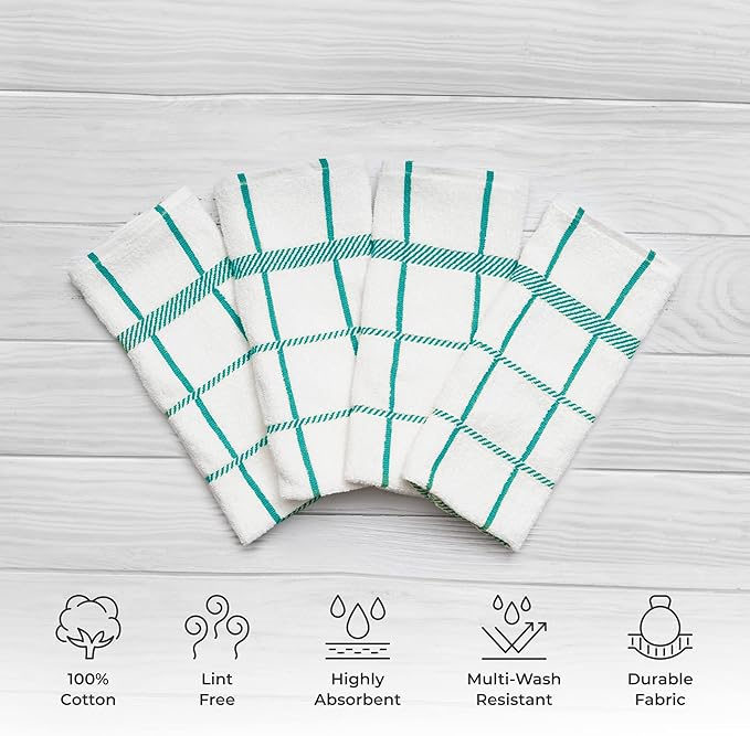 100% Cotton Terry Dish Cloth & Dish Towel) - Image 2