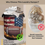 Football Large Clothes Hamper Bag - Image 3