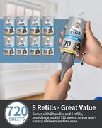 MR.SIGA Lint Rollers for Pet Hair Extra Sticky, 720 Sheets, Lint Remover for - Image 6