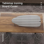 Encasa XO Ironing Board Cover and Pad 28"x12" - 4mm Felt Mini Iron Board Cover - Image 5