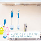 PHYEX 2 Pack Long Handle Bottle Scrubbing Brushes, Water Bottle Cleaner - Image 5