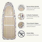 Ironing Board Cover and Pad 18"x49" Extra Thick Natural Cotton, Scorch and - Image 3