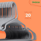 NEATERIZE Clothes Hangers Plastic 20 Pack - Image 7