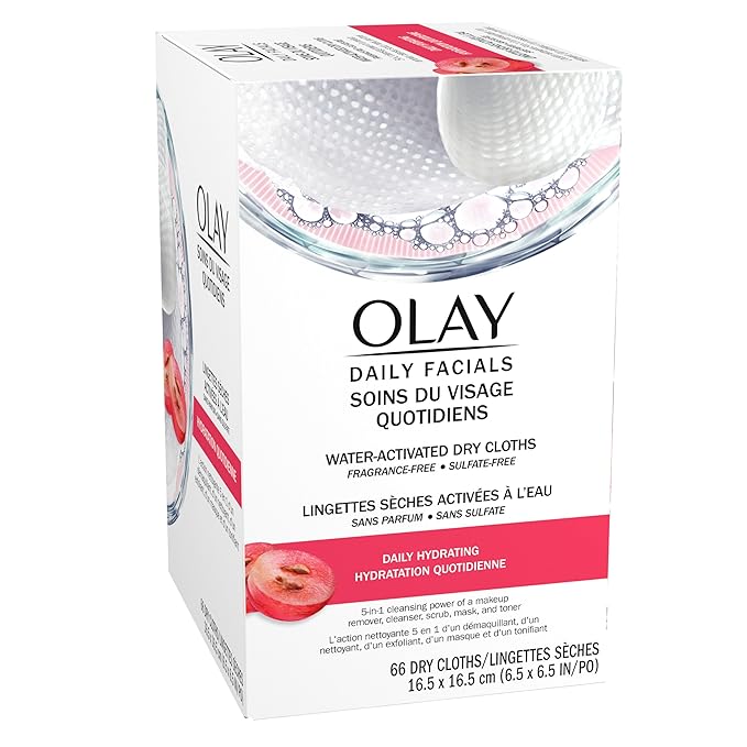 Olay Makeup Remover Wipes, Daily Facials Hydrating Face Cleanser - Image 10