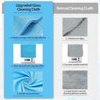 HOMERHYME Microfiber Glass Cleaning Cloth - Image 4