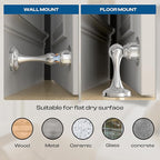 OmHome Magnetic Door Stop Soft Magnetic Door Catch, Magnetic Door Stoppers - Image 2