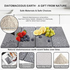 3 PCS Large Stone Dish Drying Mat - Image 3