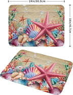 Summer Beach Dish Drying Mat - Image 2