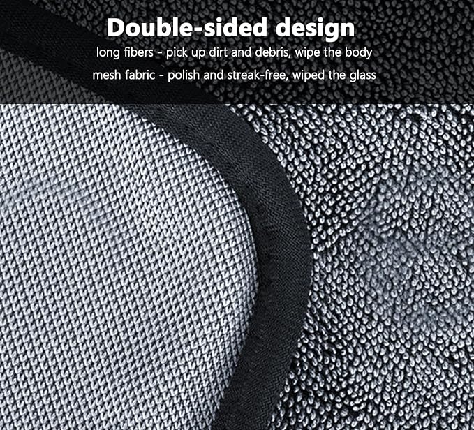 Shiny Cleaning Cloths, Shower Doors Drying Towels, 16 * 24in Streak Free Glass - Image 6