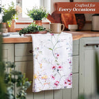 Maison d' Hermine Kitchen Towels Set of 3 100% Cotton 27.50" x 20" Reusable - Image 5