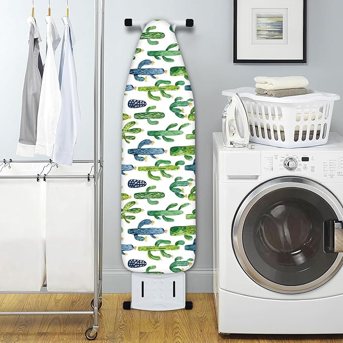 Extra Thick Ironing Board Cover and Pad, Tropical Cactus 15x54 Ironing Board - Image 5