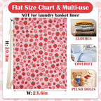 Canvas Laundry Bag with shoulder Strap 24"W x 29"H, Large Drawstring Dirty - Image 2