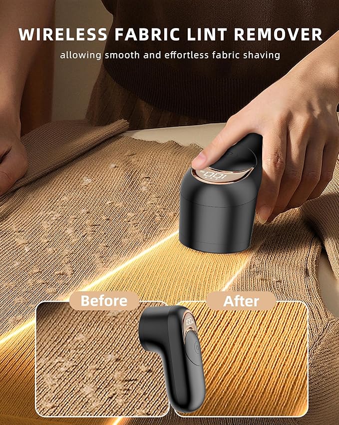 Fabric Shaver Lint Remover, Rechargeable Lint Shaver - Image 2