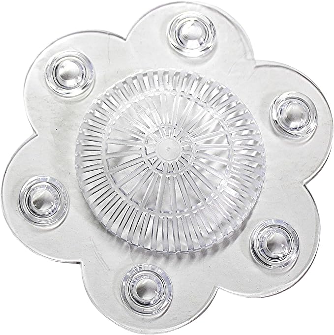 2-Pack Hair Catcher Drain Cover – 5" Dome-Shaped Soft PVC - Image 3