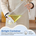Chef's Path Airtight Food Storage Containers, & Measuring Cup Lid – Kitchen & - Image 5