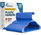 Lifemaster Plastic Clothes Hangers – Heavy Duty Hanger Set, by LIFEMASTER