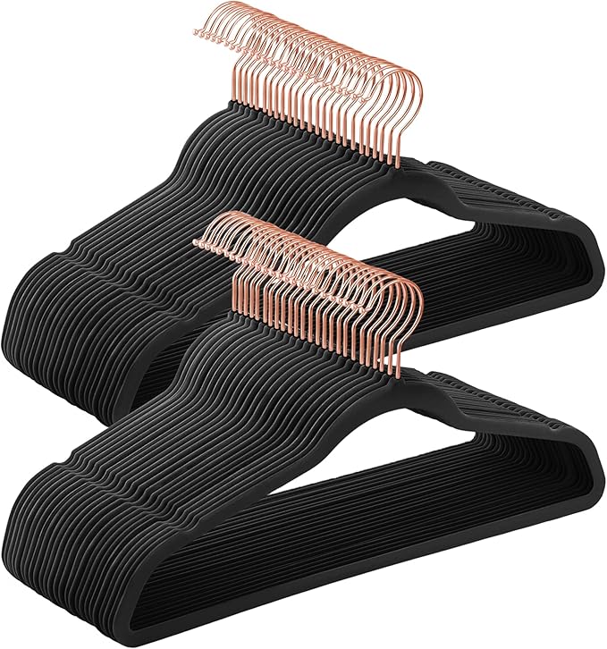 SONGMICS Slim Velvet Hangers, Non-Slip Clothes Hangers by SONGMICSbySONGMICSHOME