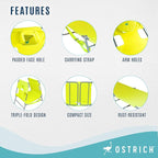 Ostrich The Original Chaise 72 x 22 Inch Lounge Portable Reclining Lounger, Outdoor Patio, Beach, Lawn, Camping, or Pool Tanning Chair, Lime Green - Image 4