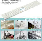 Faucet Mat for Kitchen Sink, Diatomite Fast Drying Stone Sink Tray, Super - Image 5
