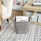 GRANNY SAYS Wicker Bathroom Trash Can, Wicker Waste Basket - Image 7