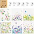 6 Pack Wildflower Swedish Dishcloths by Needbrock