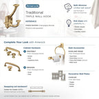 Amerock H37004CZ | Vicinity Triple Prong Decorative Wall Hook | Champagne - Image 6