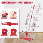 Spray Wet Mops for Hardwood Floor Cleaning: EXEGO Microfiber Dry Dust - Image 2
