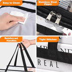 4 Pack Clear Clothes Storage Bags, Vinyl Blanket Storage Containers - Image 7
