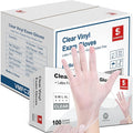 Schneider Clear Vinyl Exam Gloves, Latex-Free, Disposable Medical Gloves by Schneider