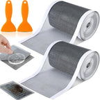 2 Pack 4 Inch x 33 ft Linear Shower Drain Hair Catcher Screen Disposable - Image 8