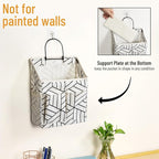 2pcs Wall Hanging Storage Bag, Small Door Closet Linen Fabric Pockets Organizer - Image 6