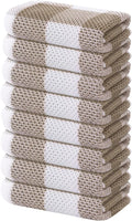 Homaxy 100% Cotton Waffle Weave Check Plaid Kitchen Towels, 13 x 28 Inches by Homaxy