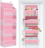 SpaceWhisper Over the Door Organizer, 4 Large Pocket Hanging Storage Organizer by Unknown