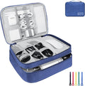 Electronics Travel Organizer, Large Double Layer Portable Waterproof Travel by Lcsmaokin