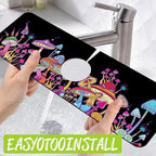 Sink Faucet Absorbing Mat Magic Mushrooms Sink Splash Guard Drying Mat - Image 4