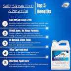 Black Diamond Stoneworks Marble & Tile Cleaner Gallon + Ultimate Grout Cleaner - Image 2
