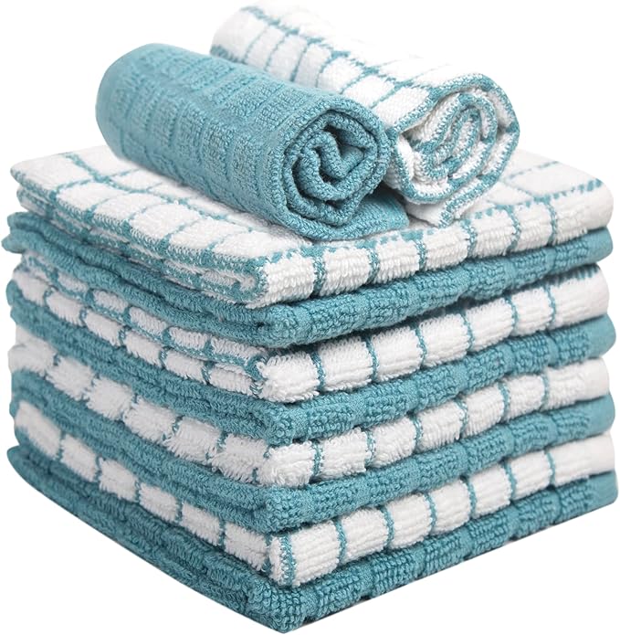 Bumble Dish Cloths | 12" x 12" | 100% Cotton Kitchen Towels | 405 GSM | Soft - Image 4