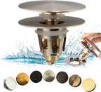 Artiwell Universal Bathroom Sink Drain Stopper, Fits Most Pop-Up Drains by Artiwell