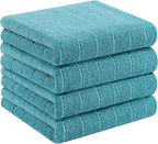 Homaxy 100% Cotton Terry Kitchen Towels, Checkered Designed, Soft and Super by Homaxy