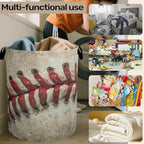 Baseball Laundry Basket with Handles - Image 6